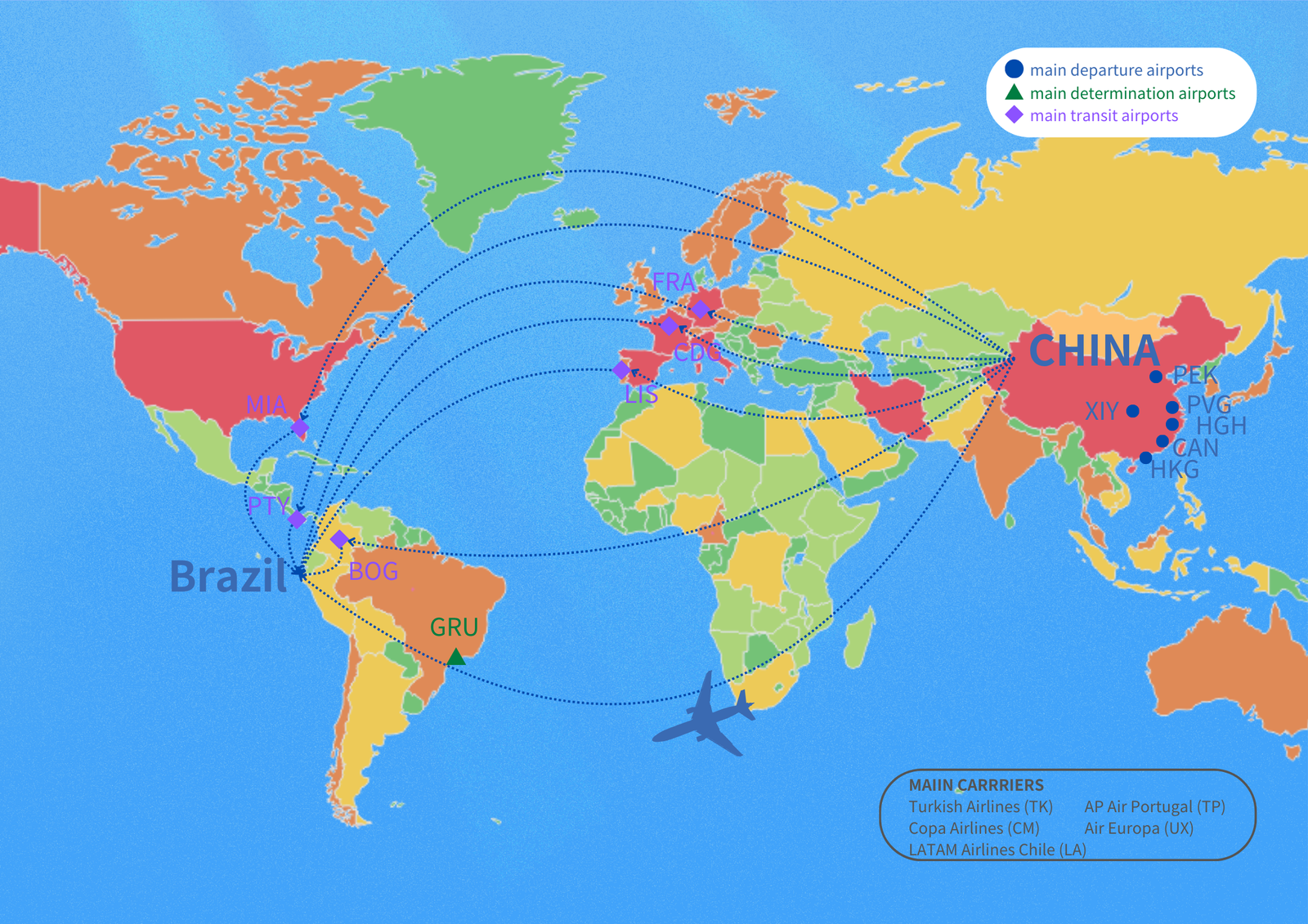 Air Freight from China to Brazil