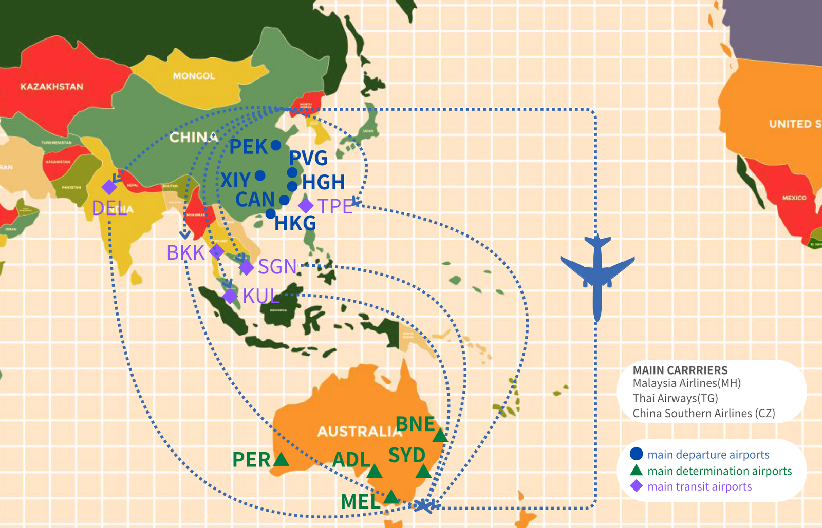 Air Freight Services from China to Australia