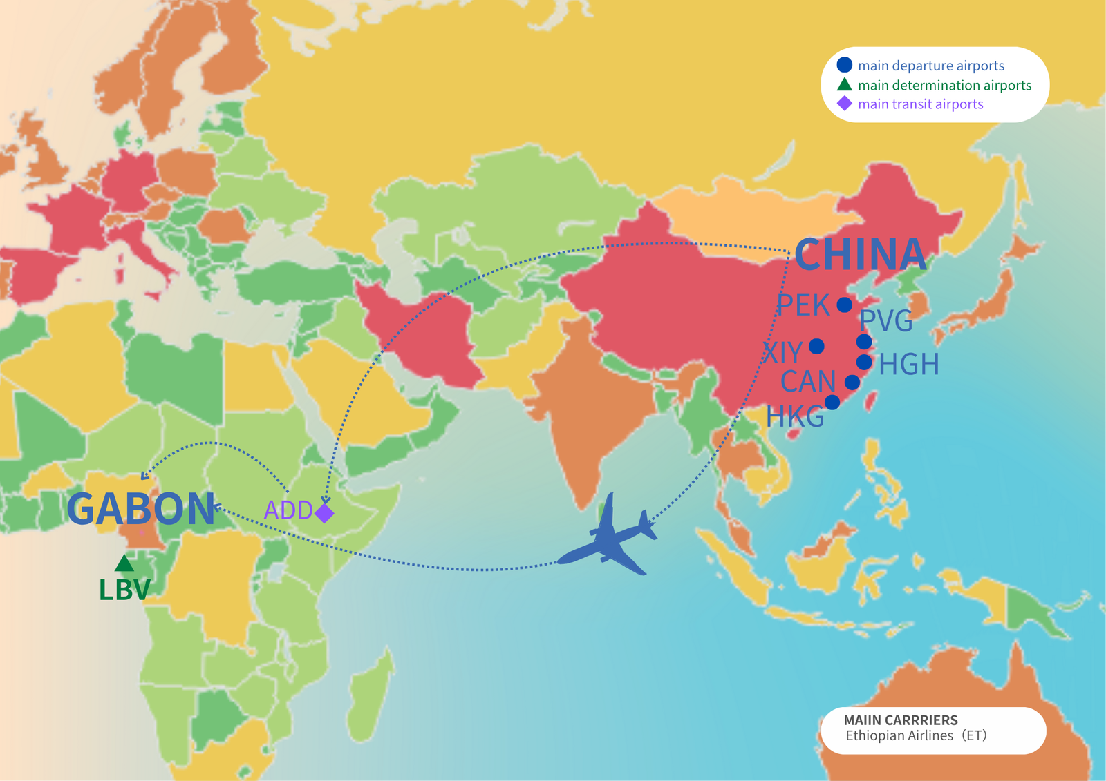 air freight to Gabon