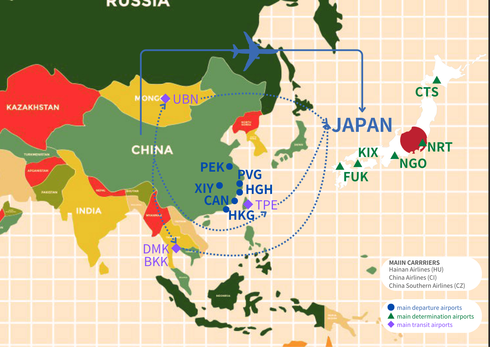 air freight to Japan