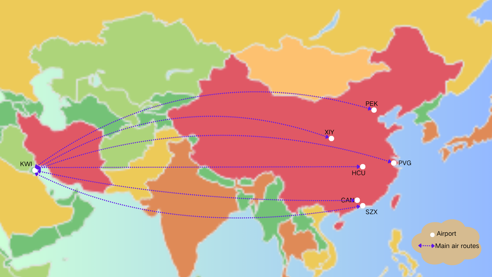 air cargo from China to Cyprus