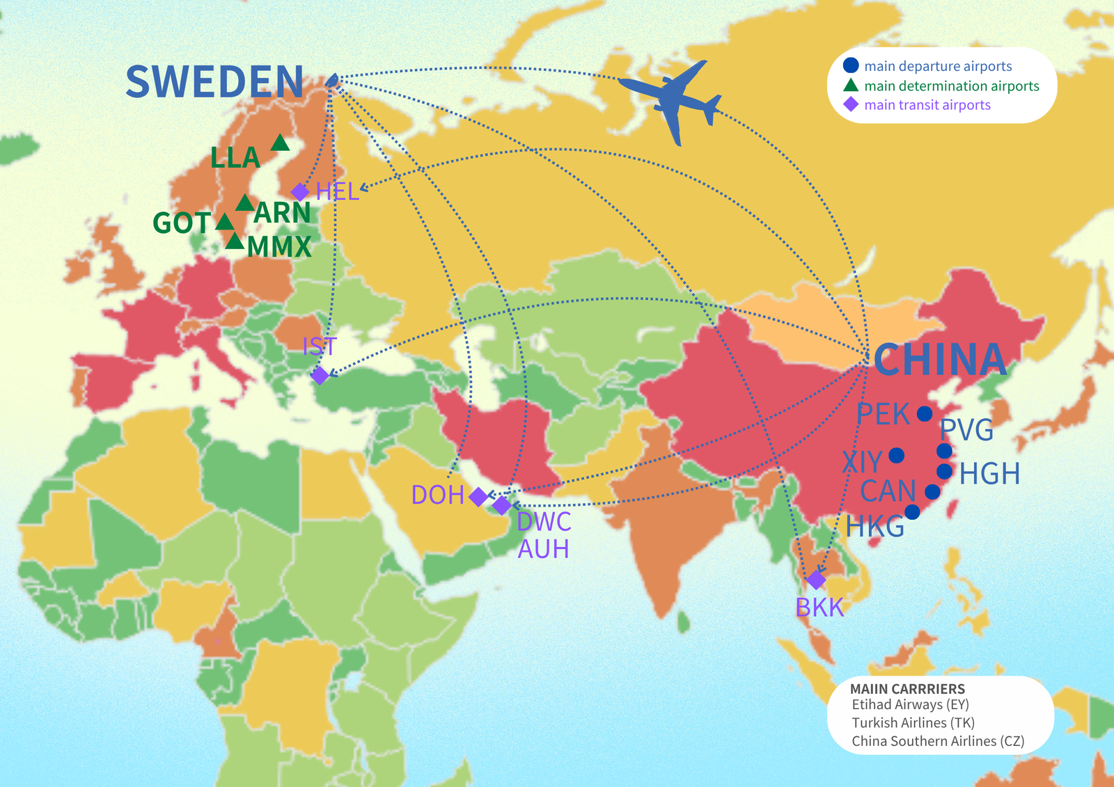 air freight to Sweden