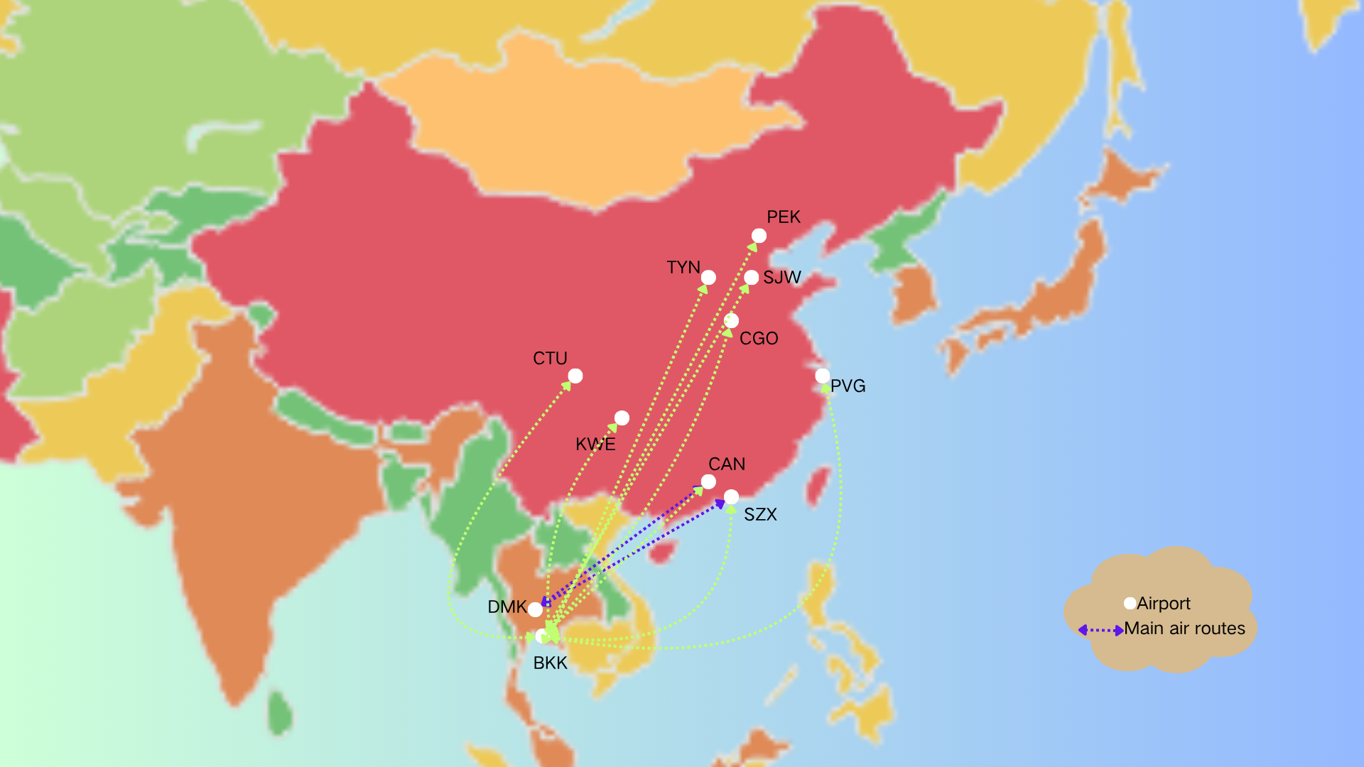 Air Freight from China to Thailand