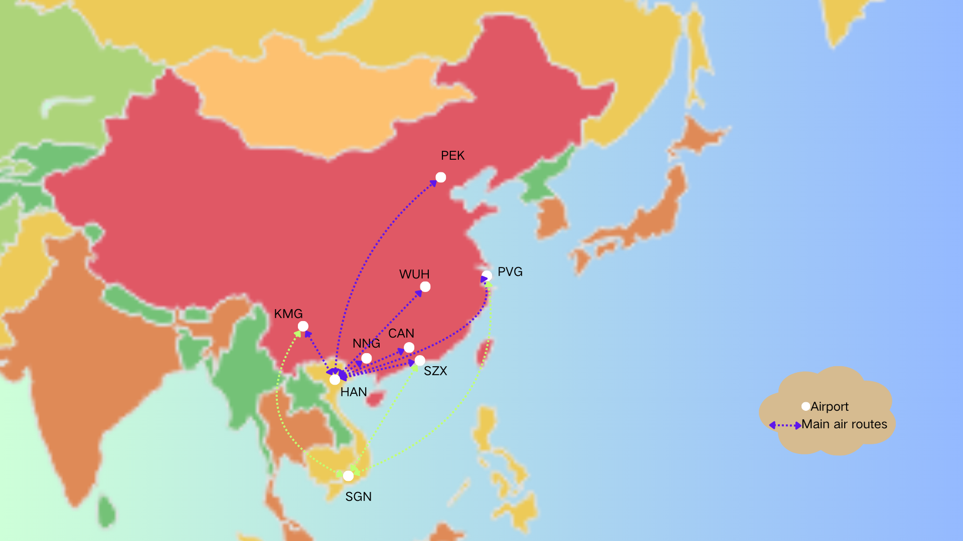 Air Freight from China to Vietnam