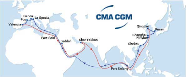 voyage tracking cma cgm