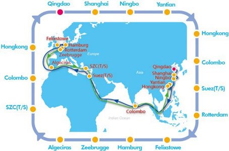 COSCO europe sailing schedule cem