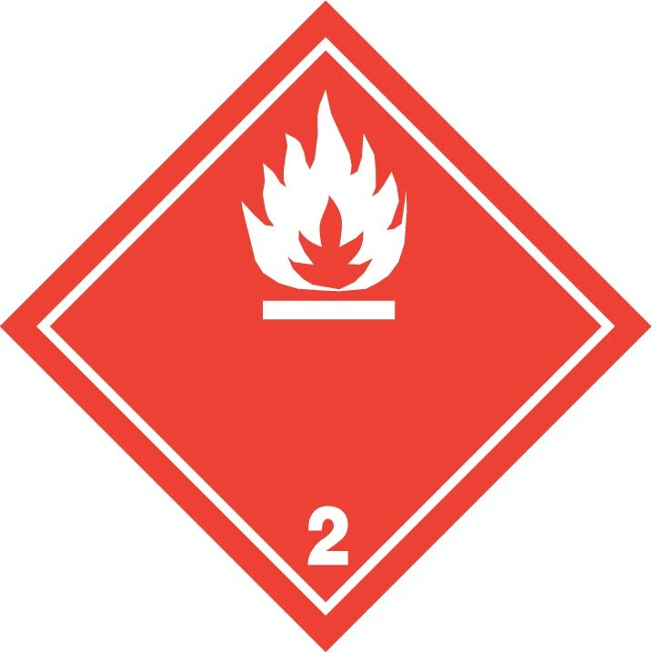 Class 2.1 Flammable Gas Label