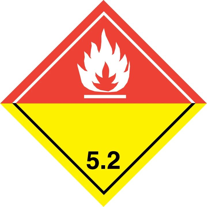 Class 5.2 Organic Peroxide Label
