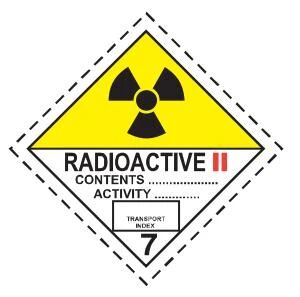 Radioactive Category II-Yellow Label