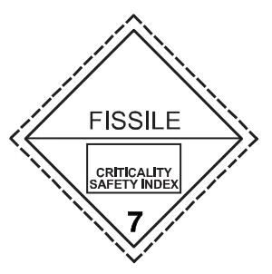 Radioactive Fissile Label