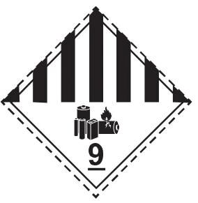 Class 9 Lithium Battery Label