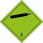 UN 1044 hazard labels and marks