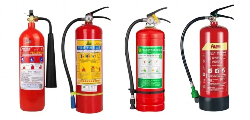 Types of fire extinguishers