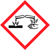 GHS05 - Corrosive hazard pictogram