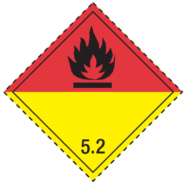 Class 5.2 Organic Peroxide Label