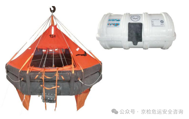 UN 2990 Life-Saving Appliance - Self-inflating liferaft for maritime transport