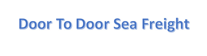 Door To Door Sea Freight