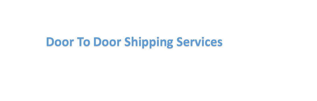 door to door shipping services