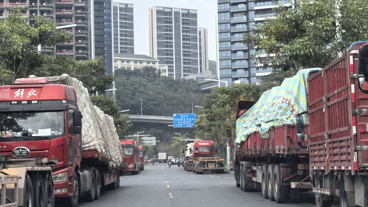 ONE container at Tianjin Port, China — sea freight from China to Egypt