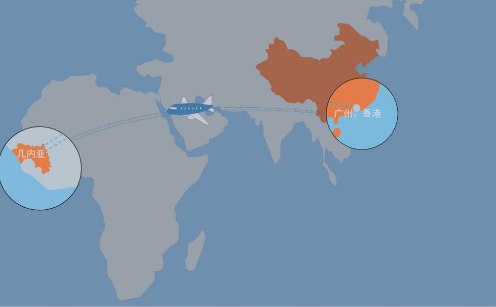 Air Freight Price list from China to Guinea