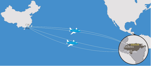 Air Freight from China to Honduras