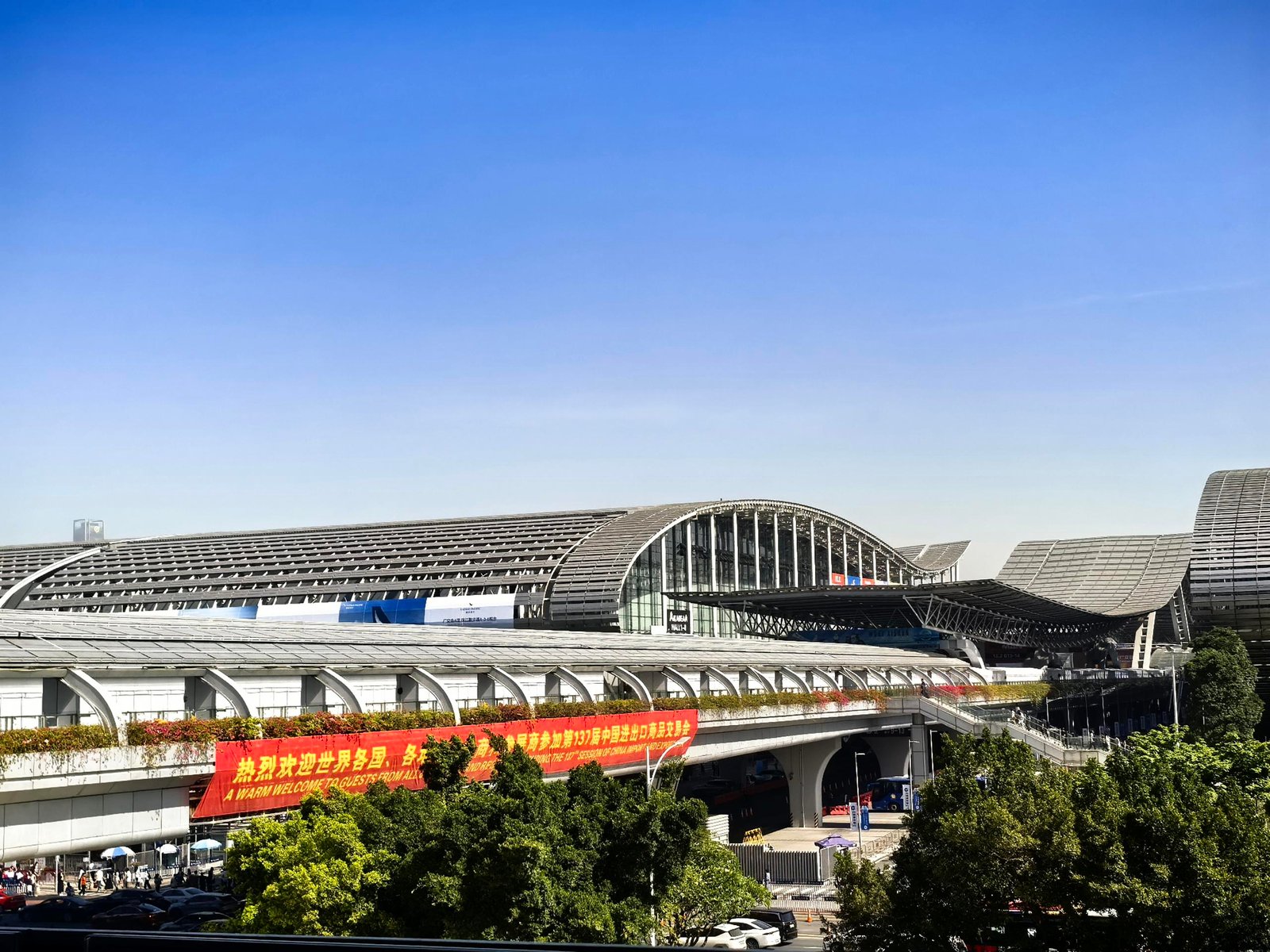 freight forwarder at the Canton Fair Exhibition's Opening Day
