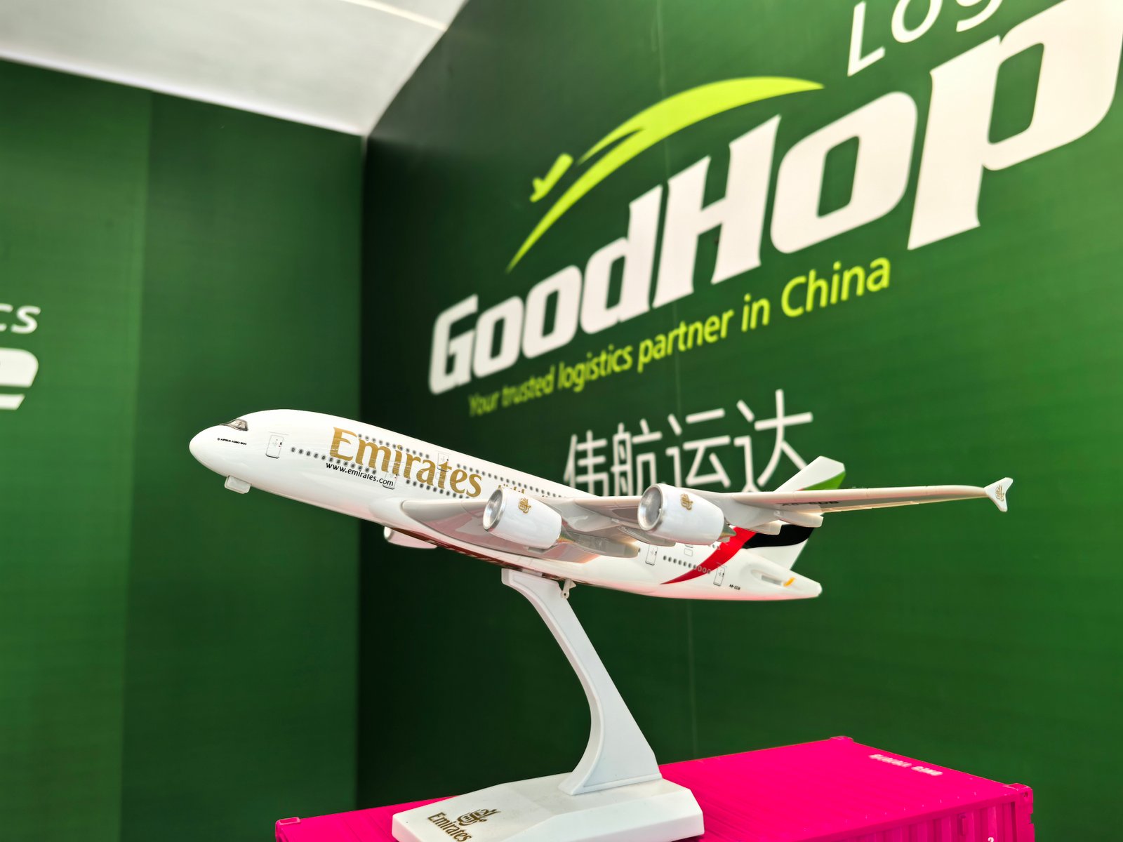 freight forwarder at the Canton Fair Exhibition's Opening Day