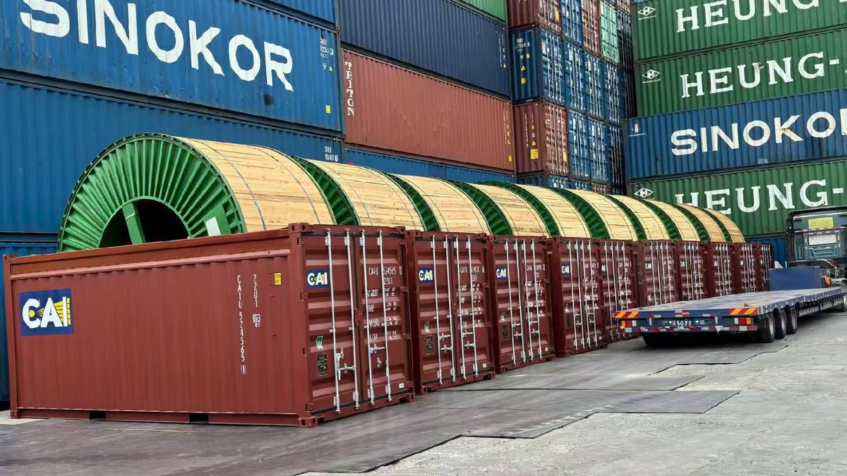 MSC container stacks at Tianjin Port, China — dated FCL rate log for containers from China to Romania