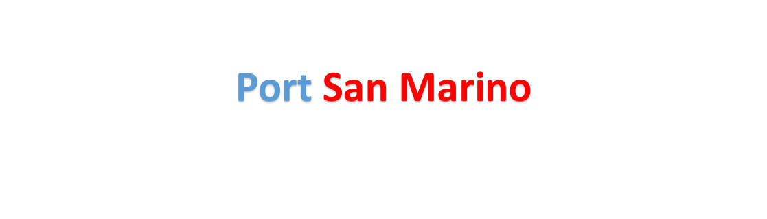 San Marino Sea port Container