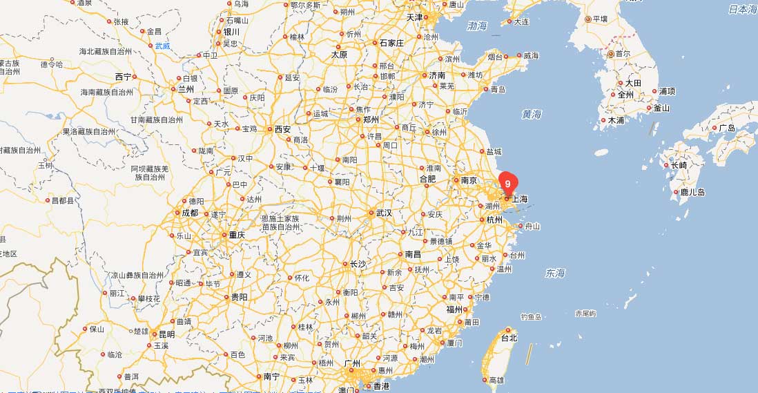 Shanghai port map