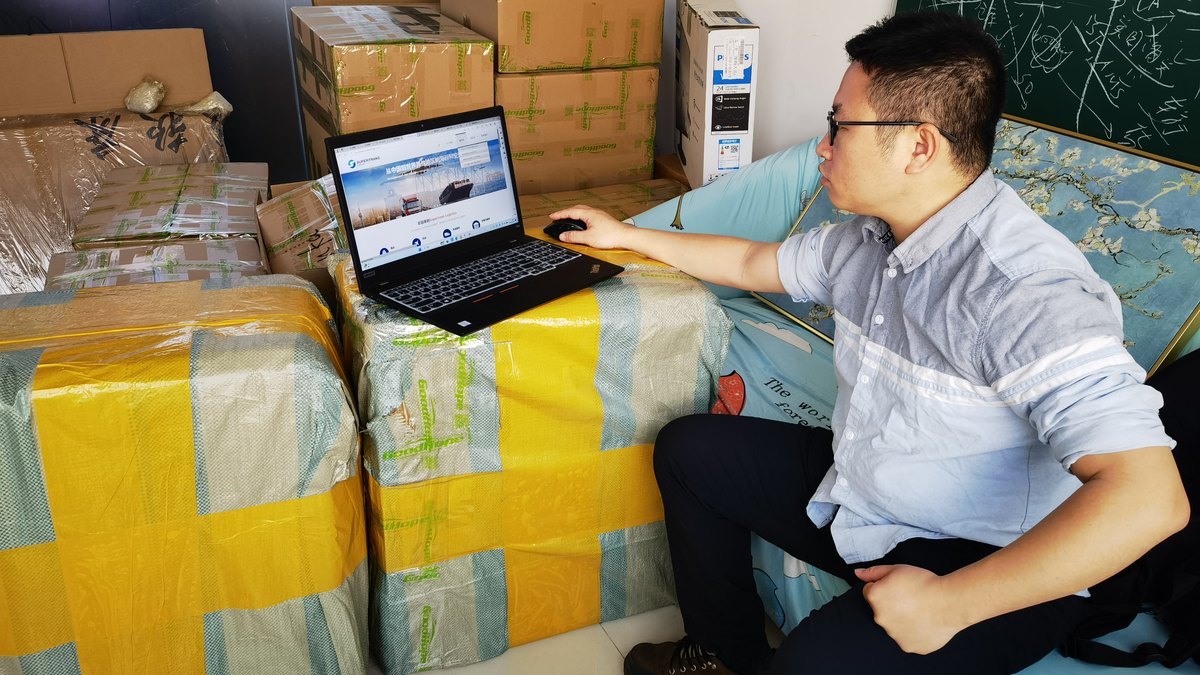 Shipment preparation at the Goodhope Freight warehouse for DHL dispatch to the UK