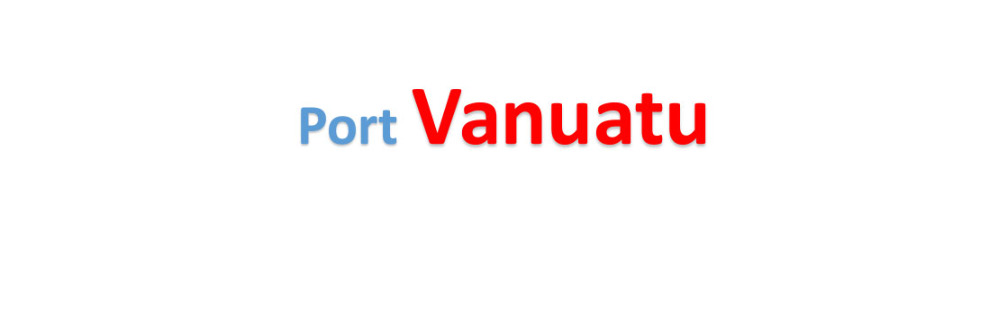 Vanuatu Sea port Container