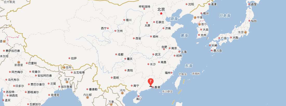 Zhongshan port map